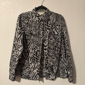 Jones New York Sport Patterned Shirt